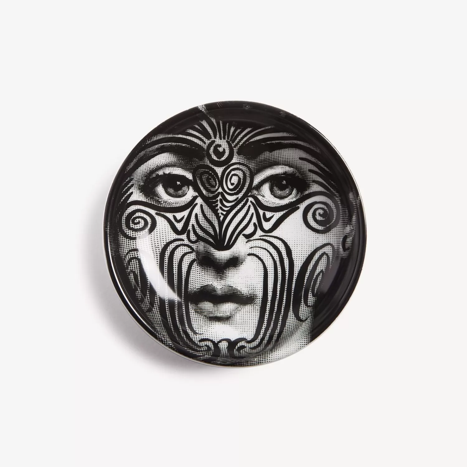 Design Ashtrays<Fornasetti Ashtray Tema E Variazioni N.9 White/Black