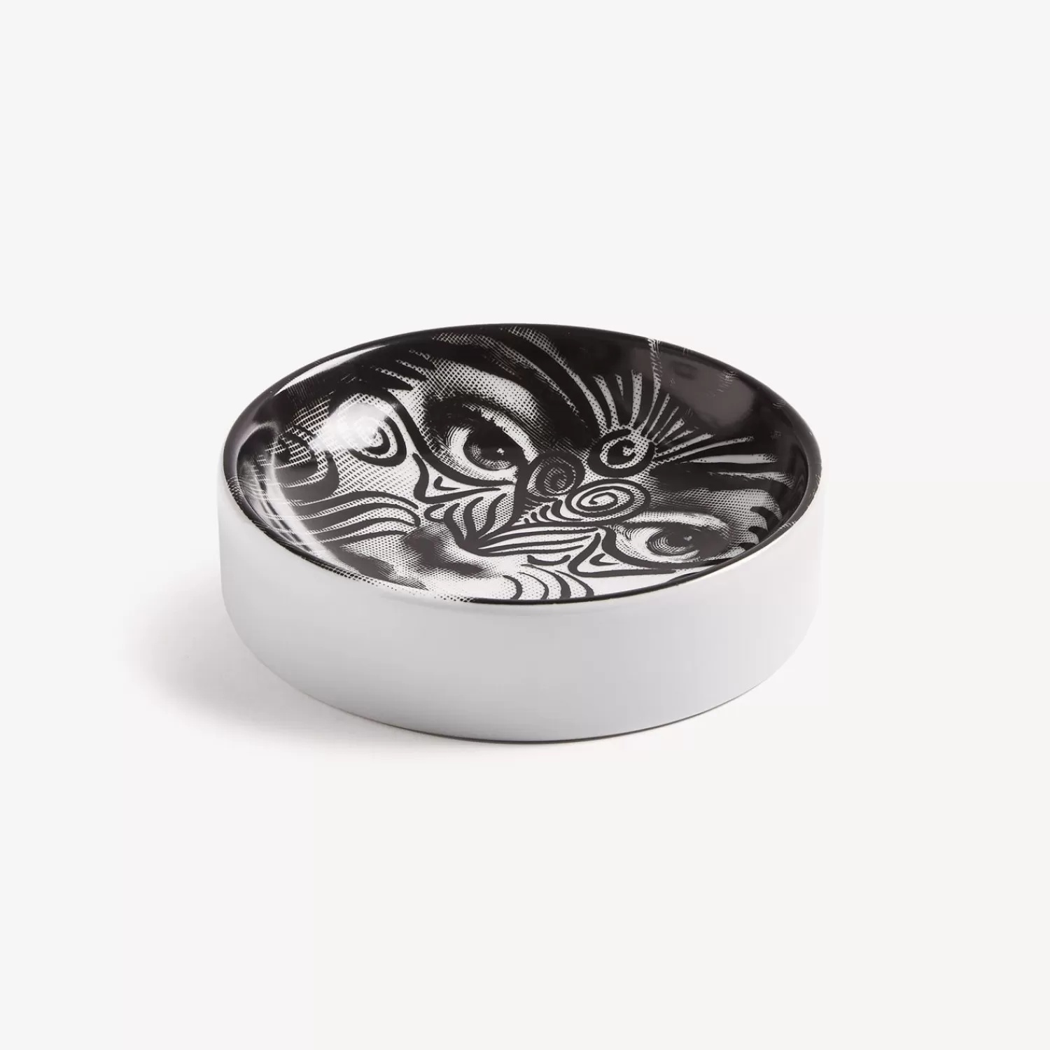 Design Ashtrays<Fornasetti Ashtray Tema E Variazioni N.9 White/Black