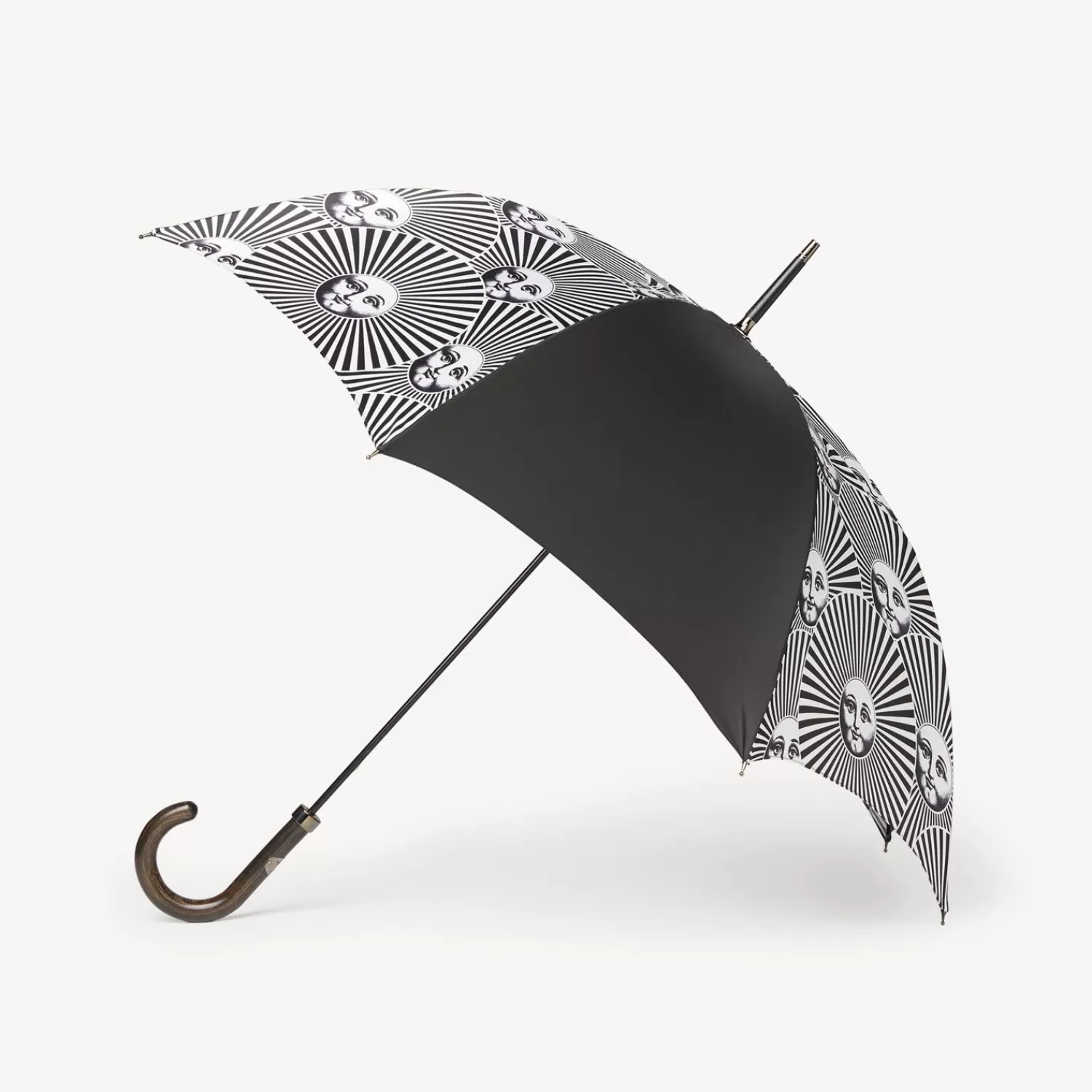 Umbrellas<Fornasetti Classic Umbrella Soli A Ventaglio White/Black