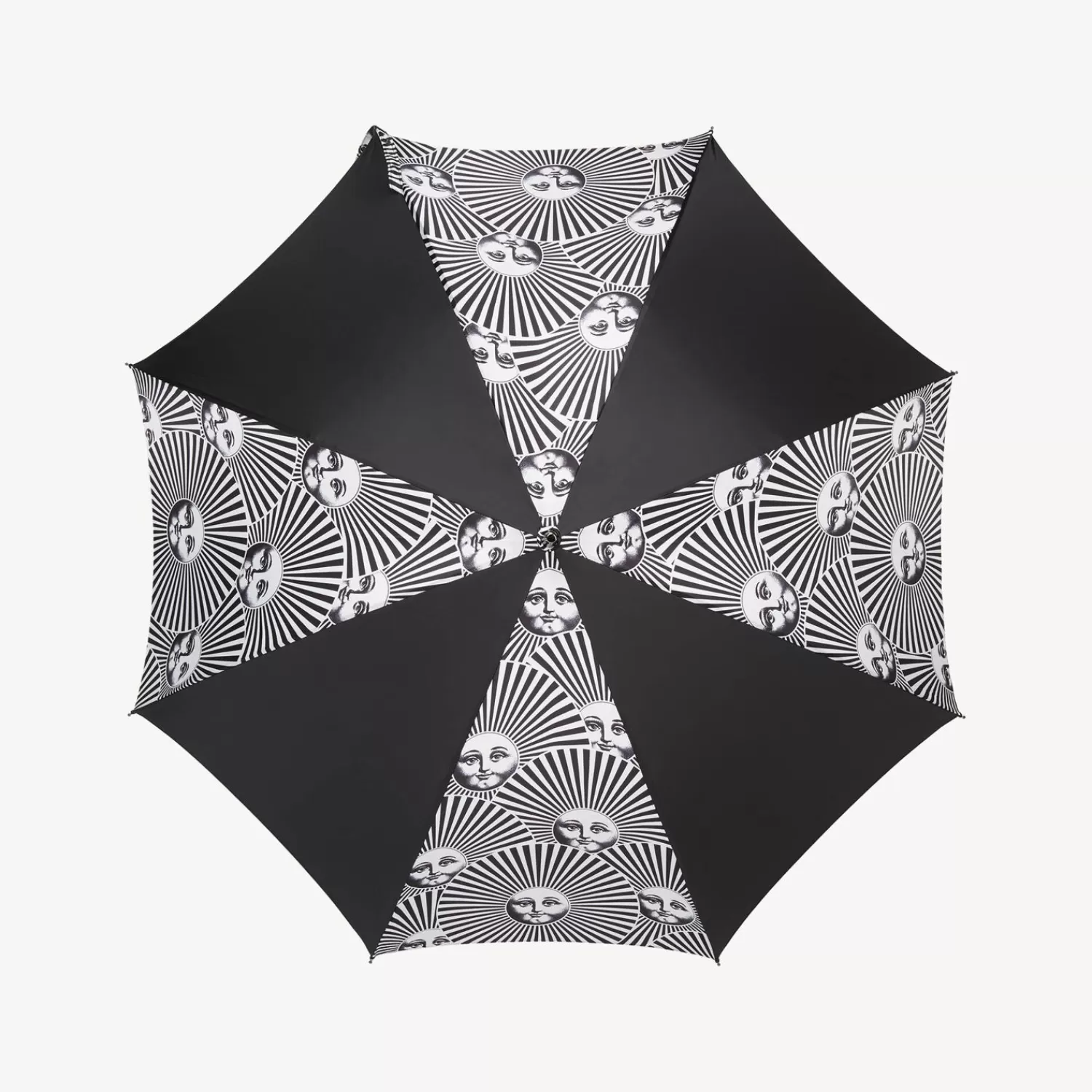 Umbrellas<Fornasetti Classic Umbrella Soli A Ventaglio White/Black