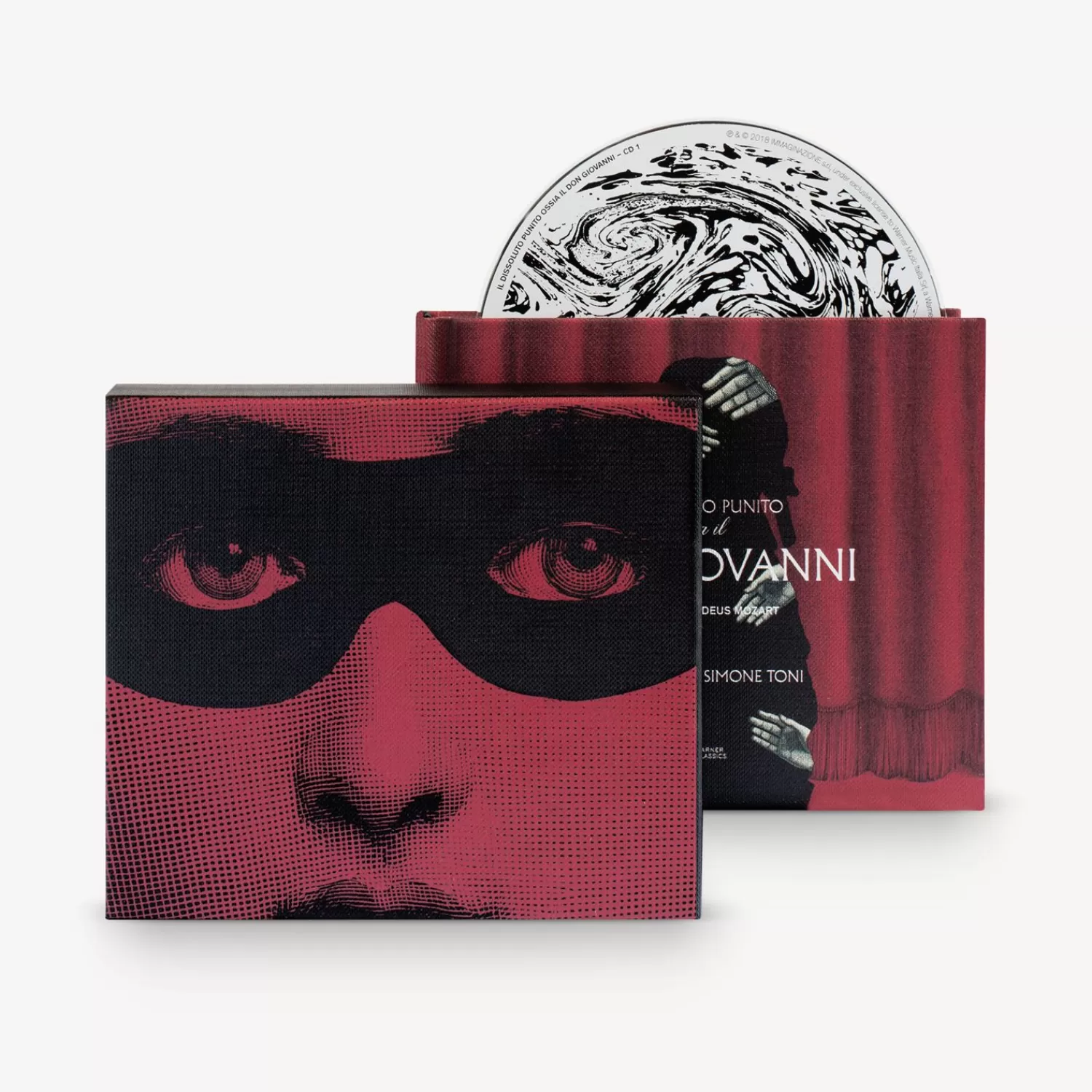 Books<Fornasetti Il Dissoluto Punito Ossia Il Don Giovanni - 3Cd And 1Dvd Box Red/White/Black