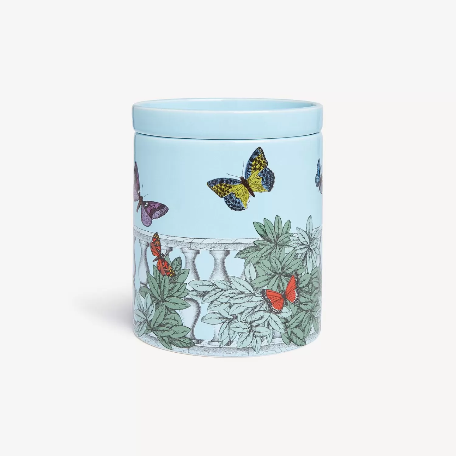 Scented Candles<Fornasetti Nel Mentre Large Scented Candle - Farfalle E Balaustra Decor - Giardino Segreto Fragrance Multicolour