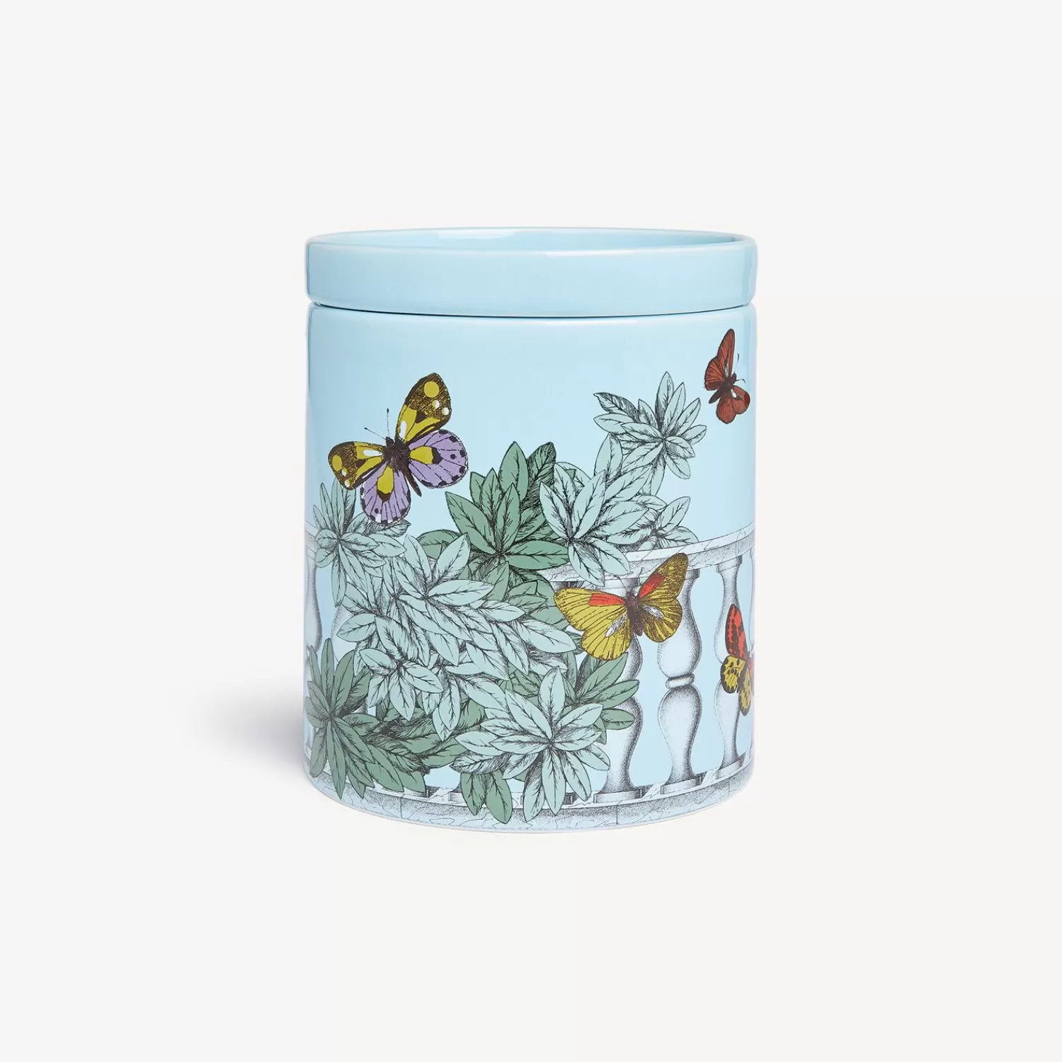 Scented Candles<Fornasetti Nel Mentre Large Scented Candle - Farfalle E Balaustra Decor - Giardino Segreto Fragrance Multicolour