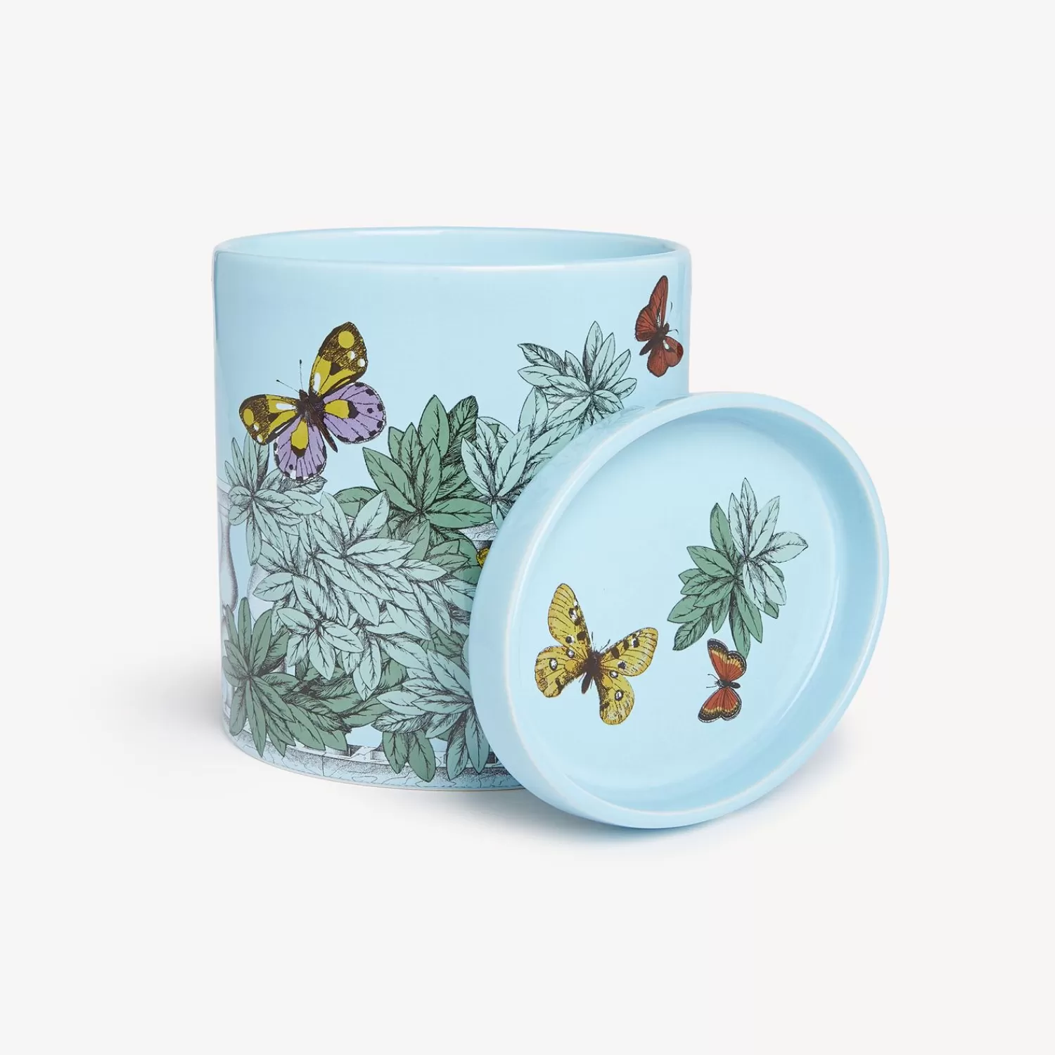 Scented Candles<Fornasetti Nel Mentre Large Scented Candle - Farfalle E Balaustra Decor - Giardino Segreto Fragrance Multicolour