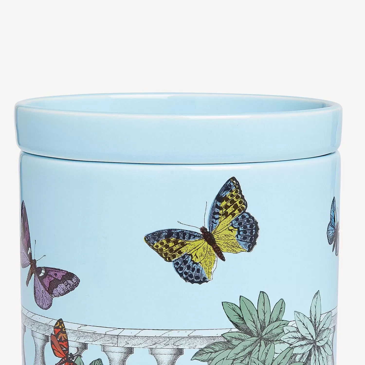 Scented Candles<Fornasetti Nel Mentre Large Scented Candle - Farfalle E Balaustra Decor - Giardino Segreto Fragrance Multicolour