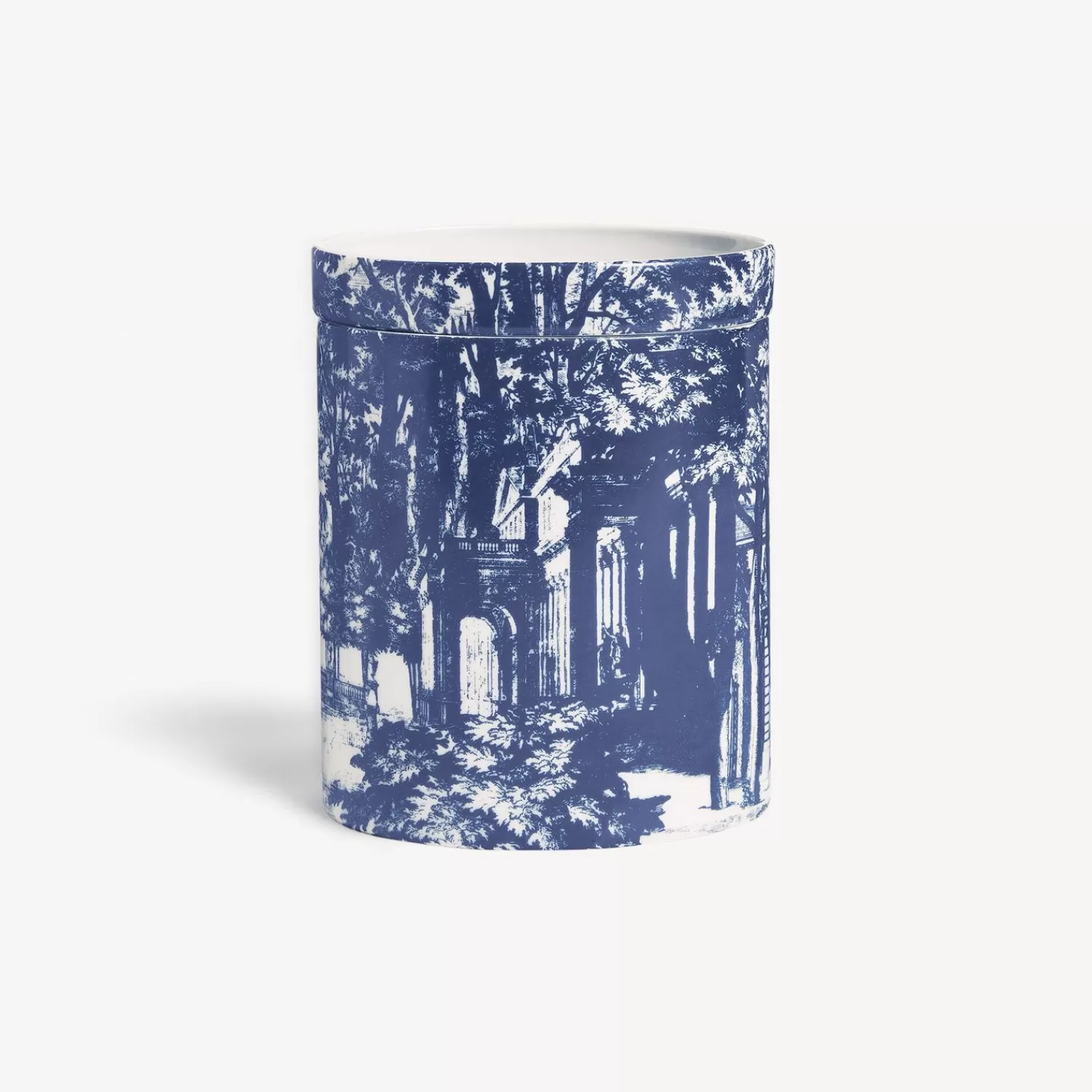 Scented Candles<Fornasetti Nel Mentre Large Scented Candle - Giardino Settecentesco Decor - Giardino Segreto Fragrance Blue/White