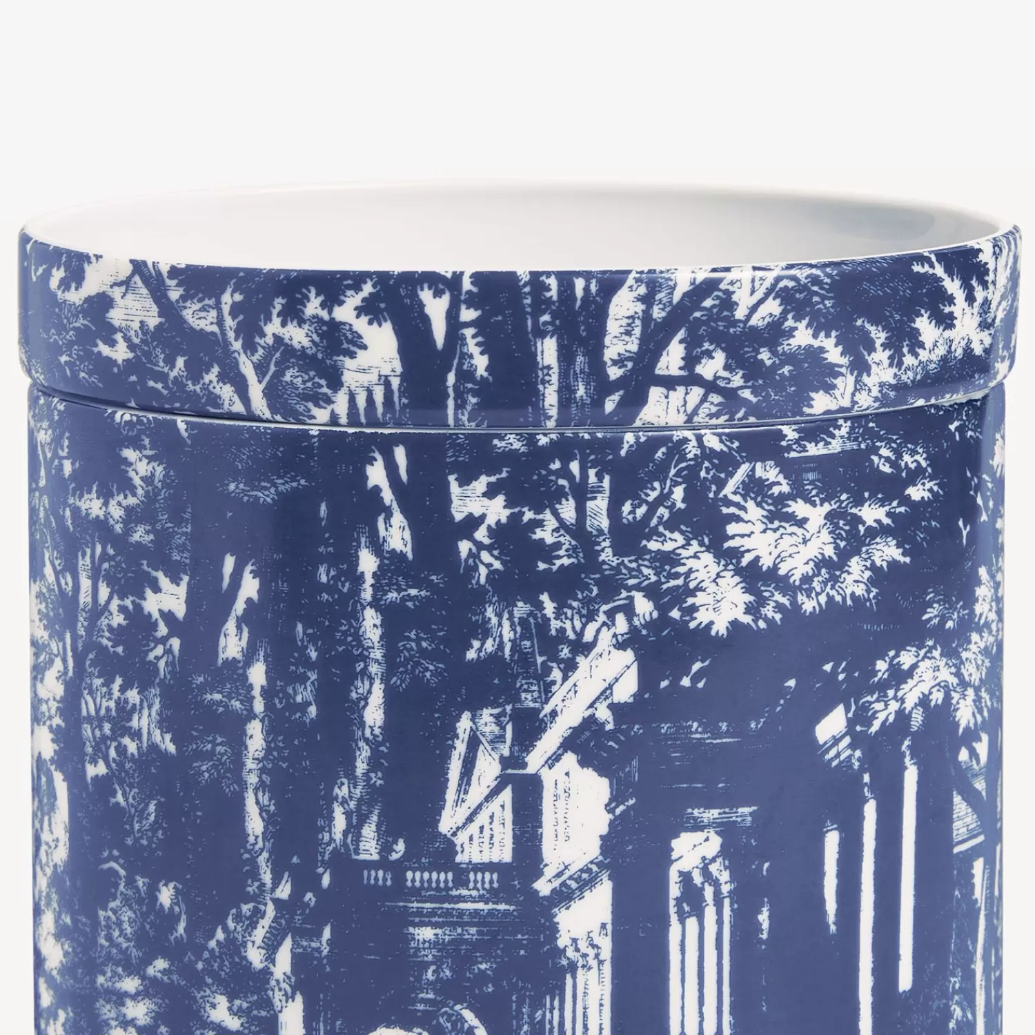Scented Candles<Fornasetti Nel Mentre Large Scented Candle - Giardino Settecentesco Decor - Giardino Segreto Fragrance Blue/White