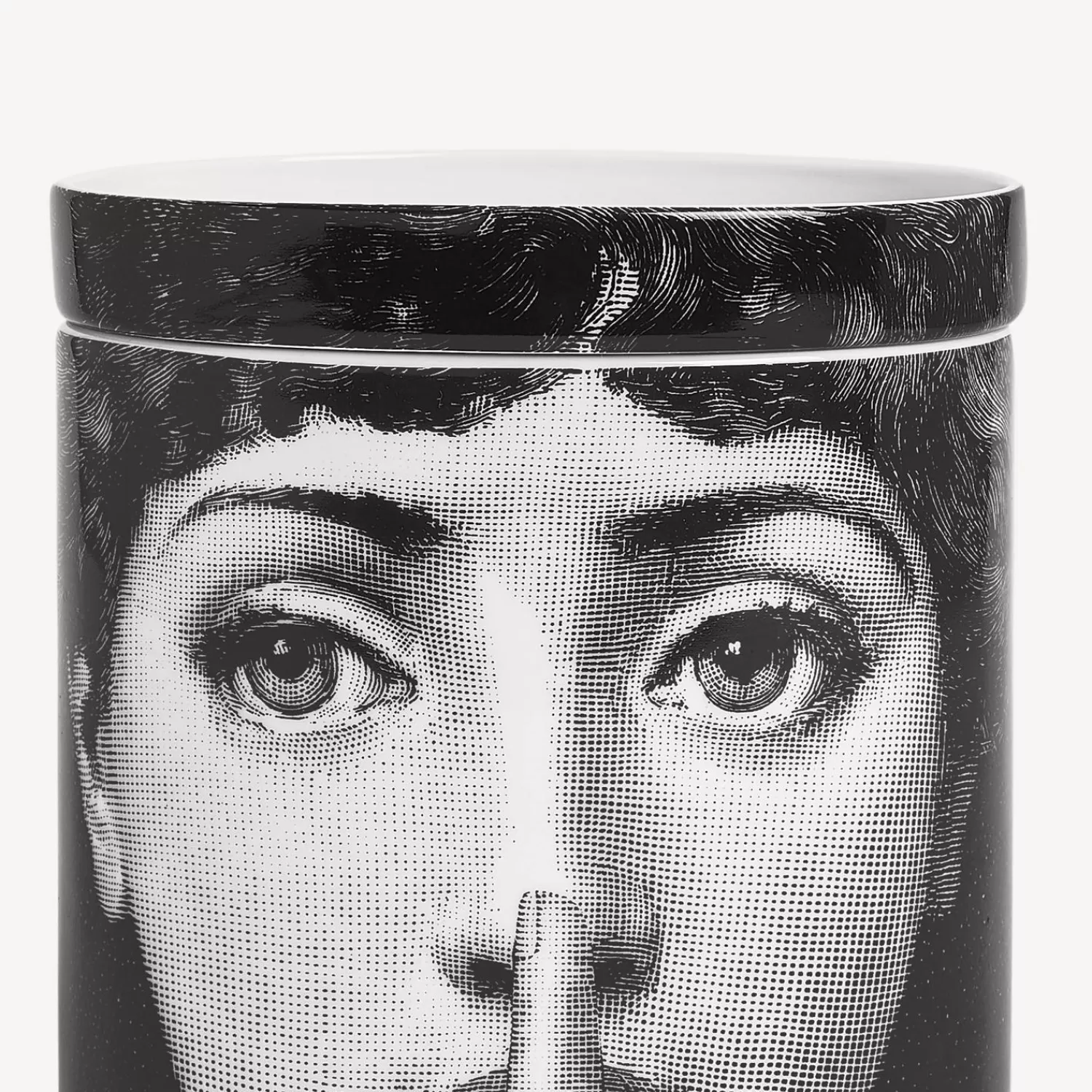 Scented Candles<Fornasetti Nel Mentre Scented Candle - Mascherina Decor - Frutto Proibito Fragrance White/Black/Gold
