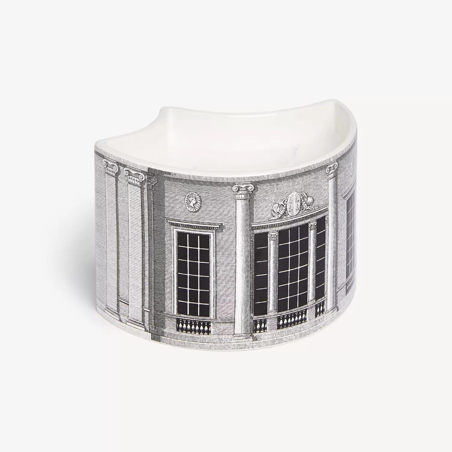 Scented Candles<Fornasetti Nel Mentre Set Of Three Scented Candles - Architettura Decor - Immaginazione Fragrance White/Black