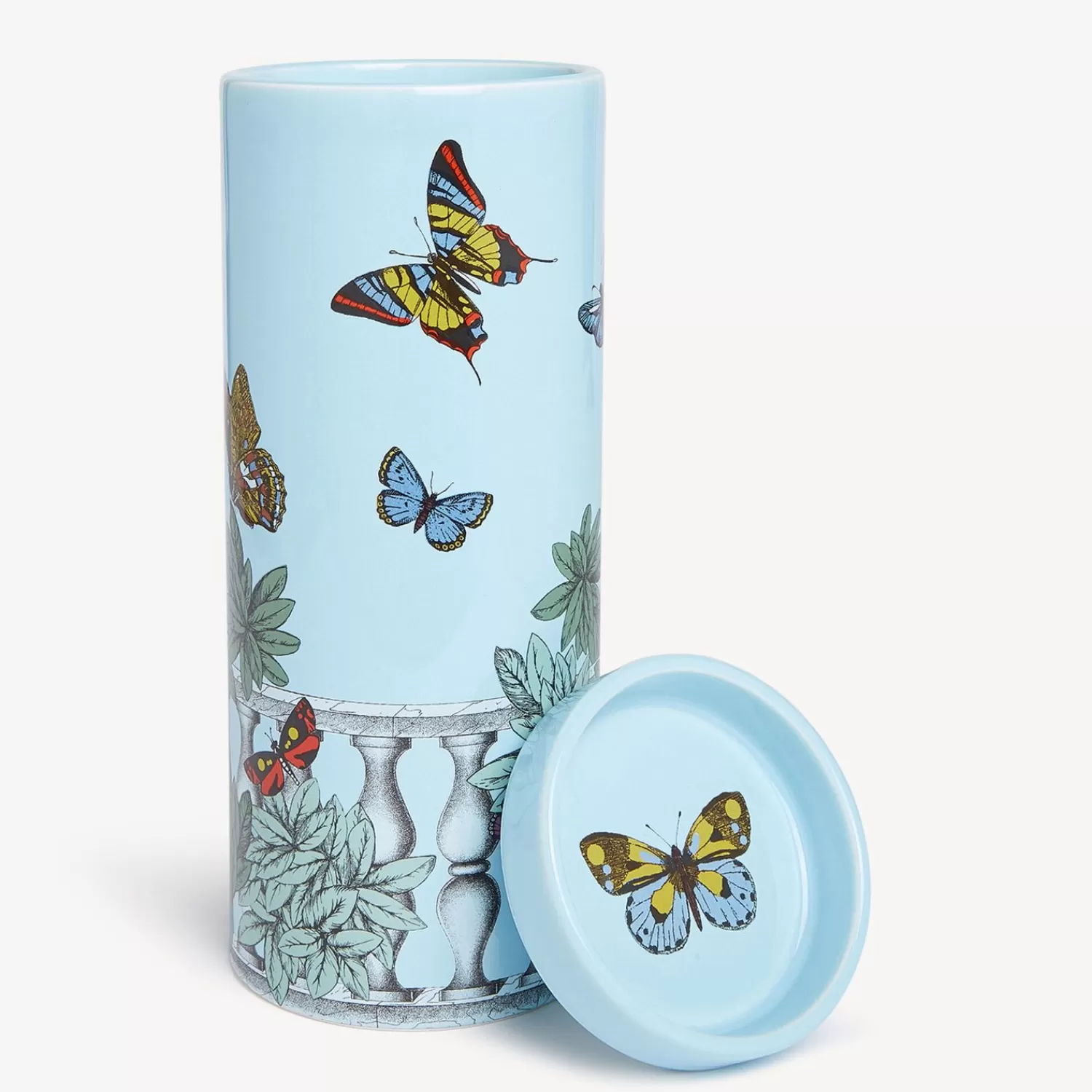 Scented Candles<Fornasetti Nel Mentre Set Of Three Scented Candles - Farfalle E Balaustra Decor - Giardino Segreto Fragrance Multicolour