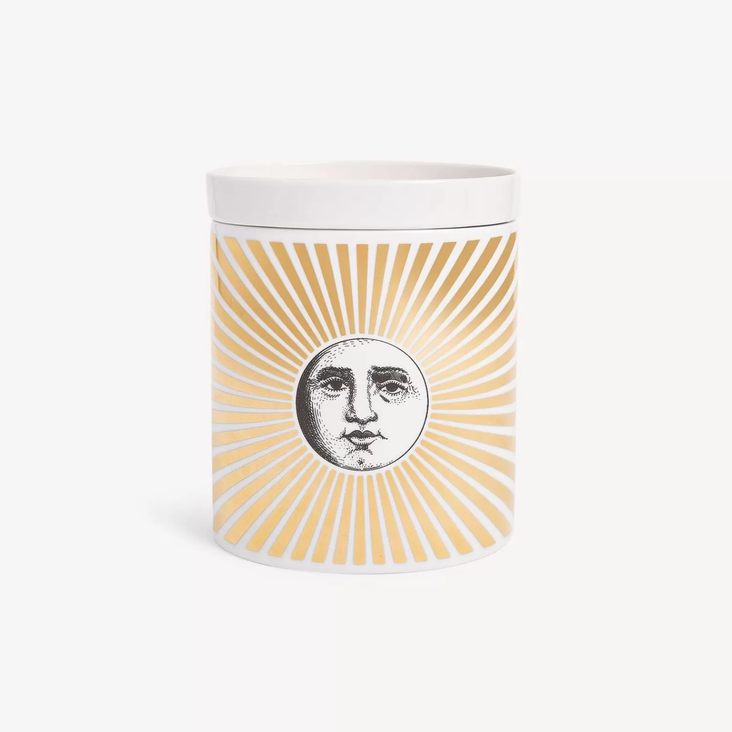 Scented Candles<Fornasetti Nel Mentre Set Of Three Scented Candles - Soli Decor - Immaginazione Fragrance White/Black/Gold