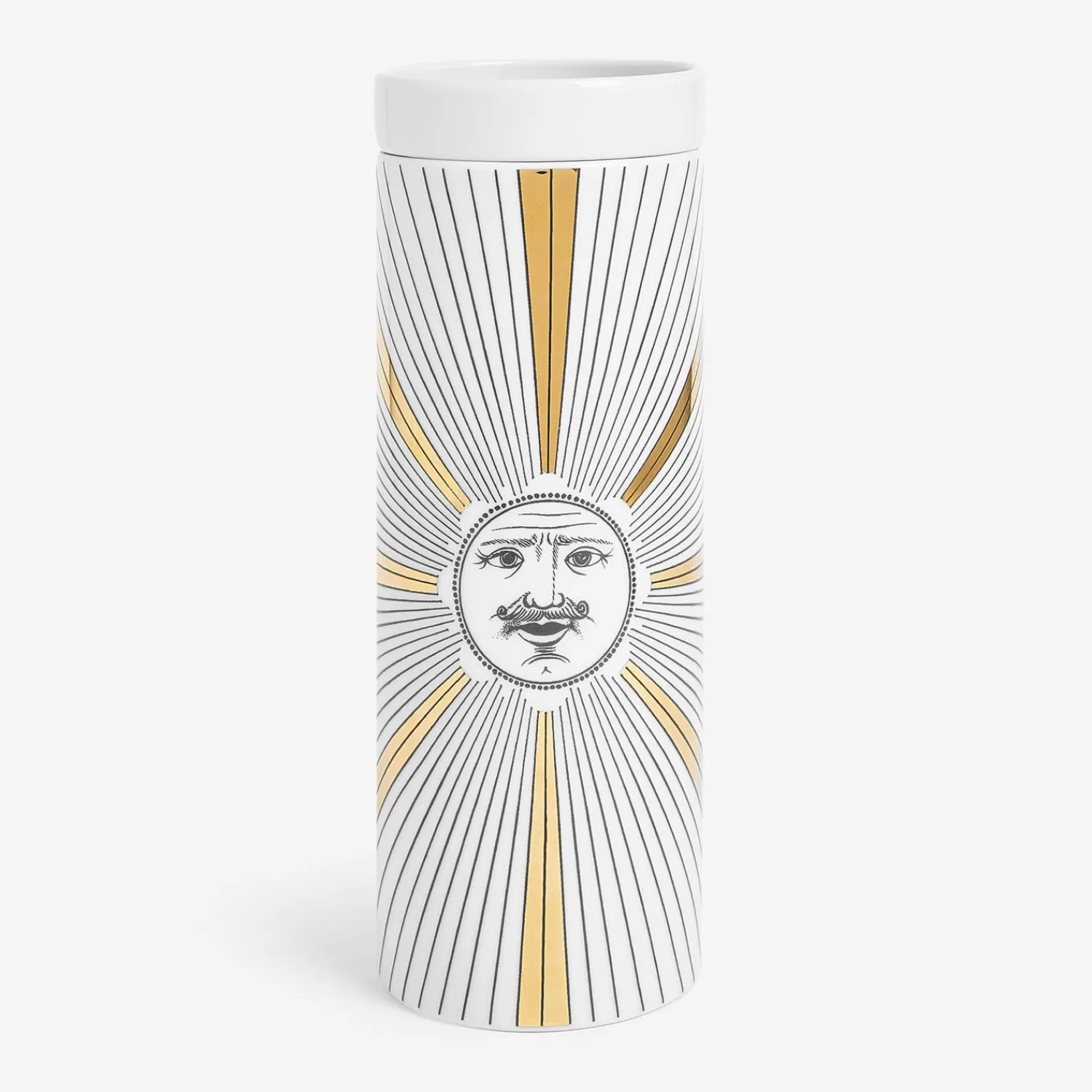 Scented Candles<Fornasetti Nel Mentre Set Of Three Scented Candles - Soli Decor - Immaginazione Fragrance White/Black/Gold