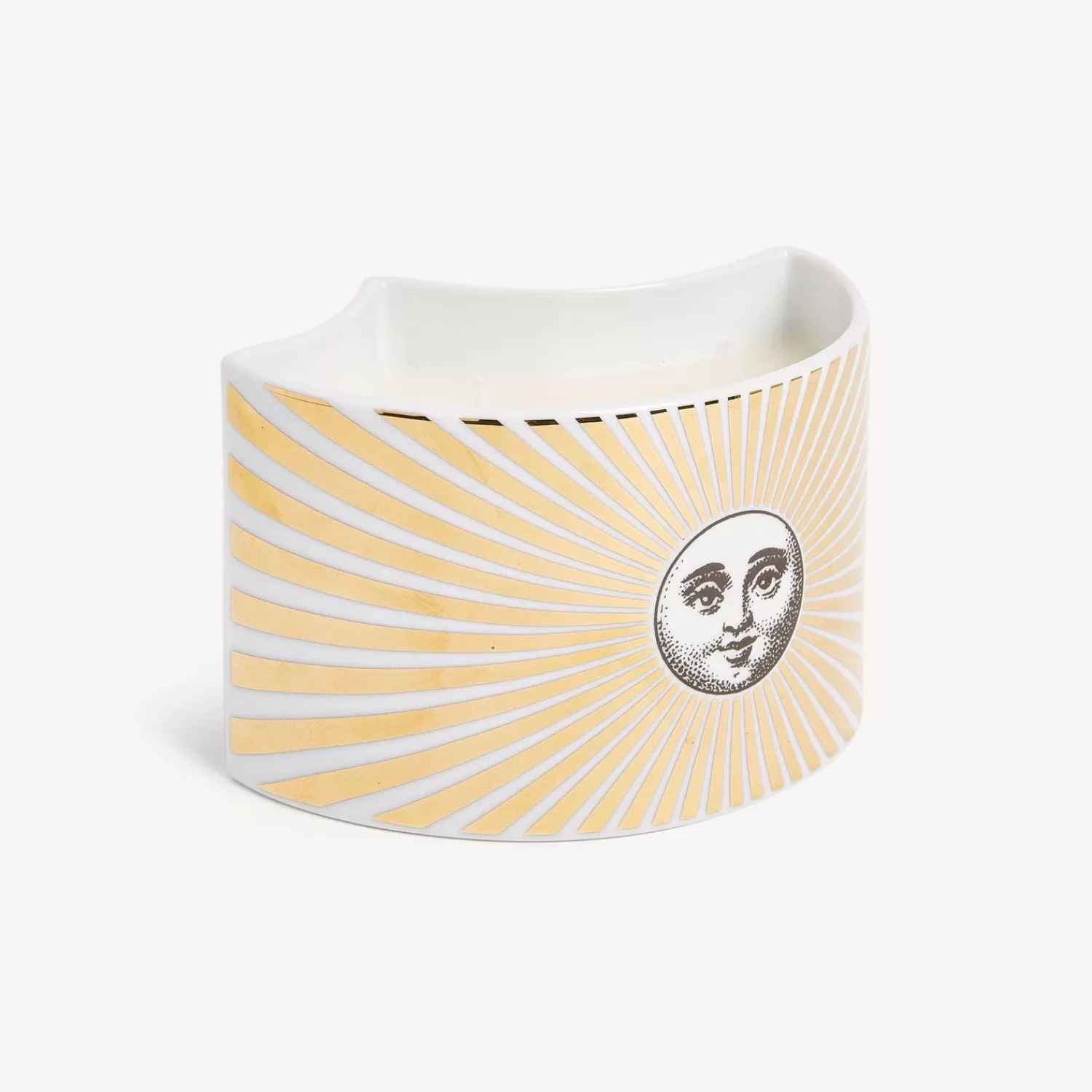 Scented Candles<Fornasetti Nel Mentre Set Of Three Scented Candles - Soli Decor - Immaginazione Fragrance White/Black/Gold
