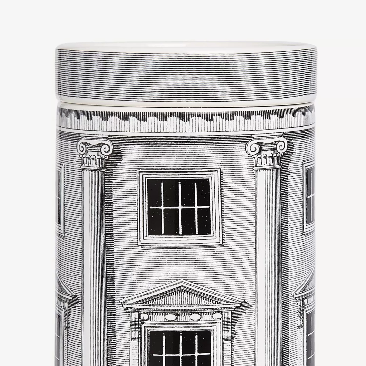 Scented Candles<Fornasetti Nel Mentre Tall Scented Candle - Architettura Decor - Immaginazione Fragrance White/Black