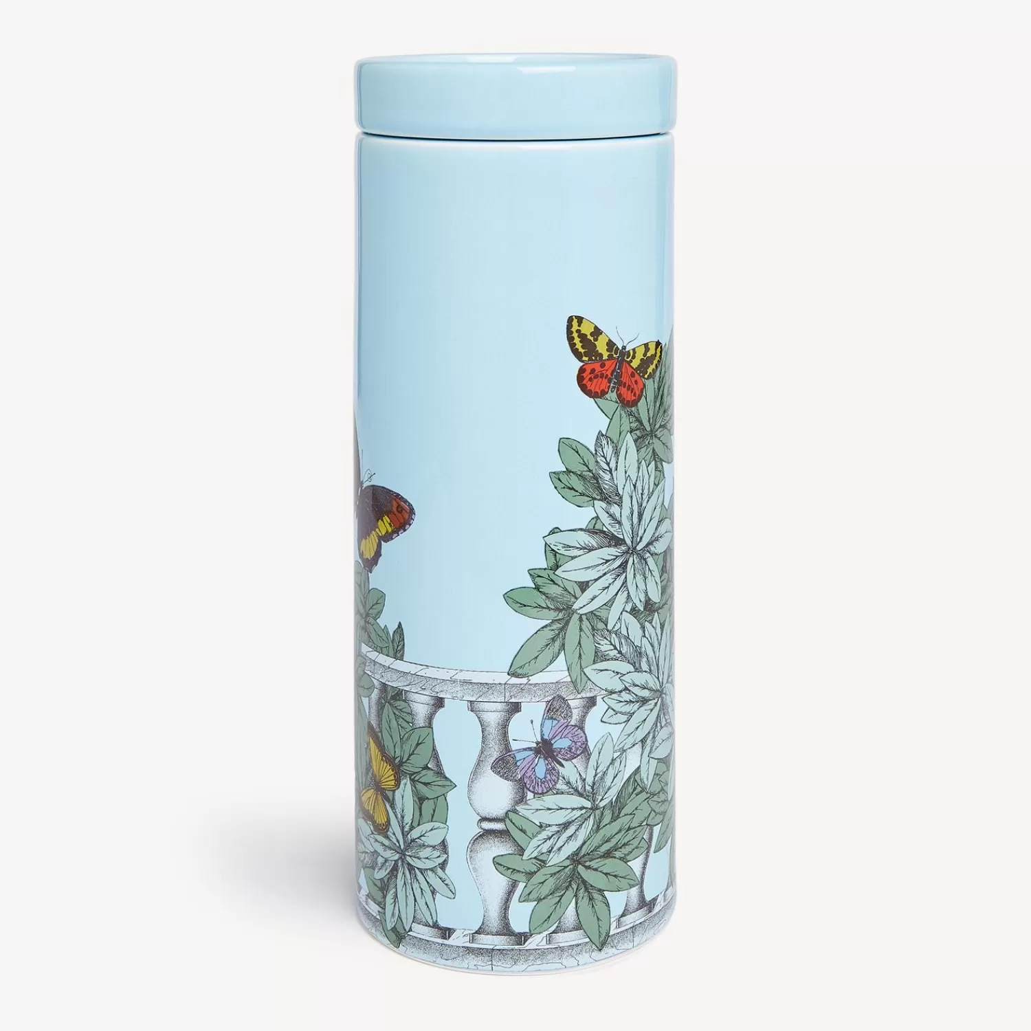 Scented Candles<Fornasetti Nel Mentre Tall Scented Candle - Farfalle E Balaustra Decor - Giardino Segreto Fragrance Multicolour