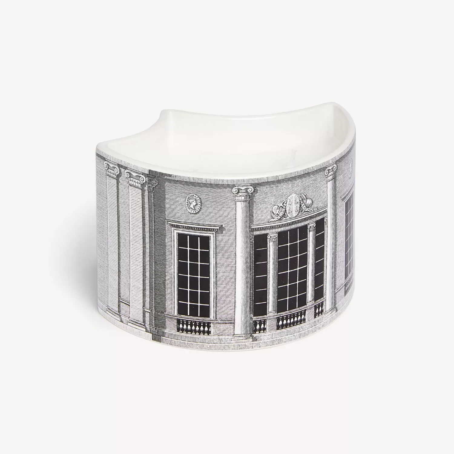 Scented Candles<Fornasetti Nel Mentre Vase Scented Candle - Architettura Decor - Immaginazione Fragrance White/Black