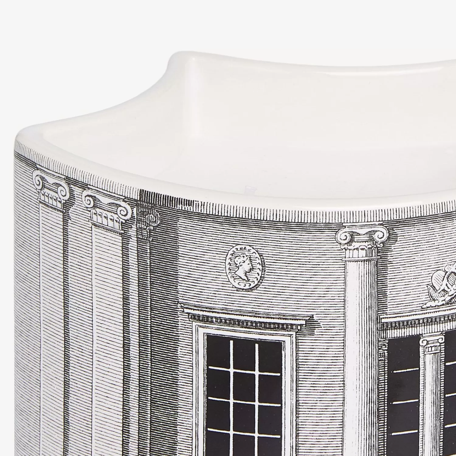 Scented Candles<Fornasetti Nel Mentre Vase Scented Candle - Architettura Decor - Immaginazione Fragrance White/Black