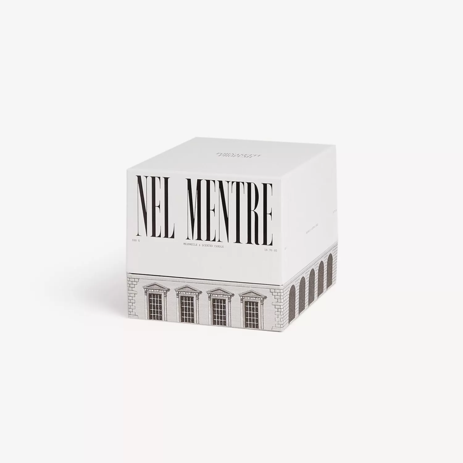 Scented Candles<Fornasetti Nel Mentre Vase Scented Candle - Architettura Decor - Immaginazione Fragrance White/Black