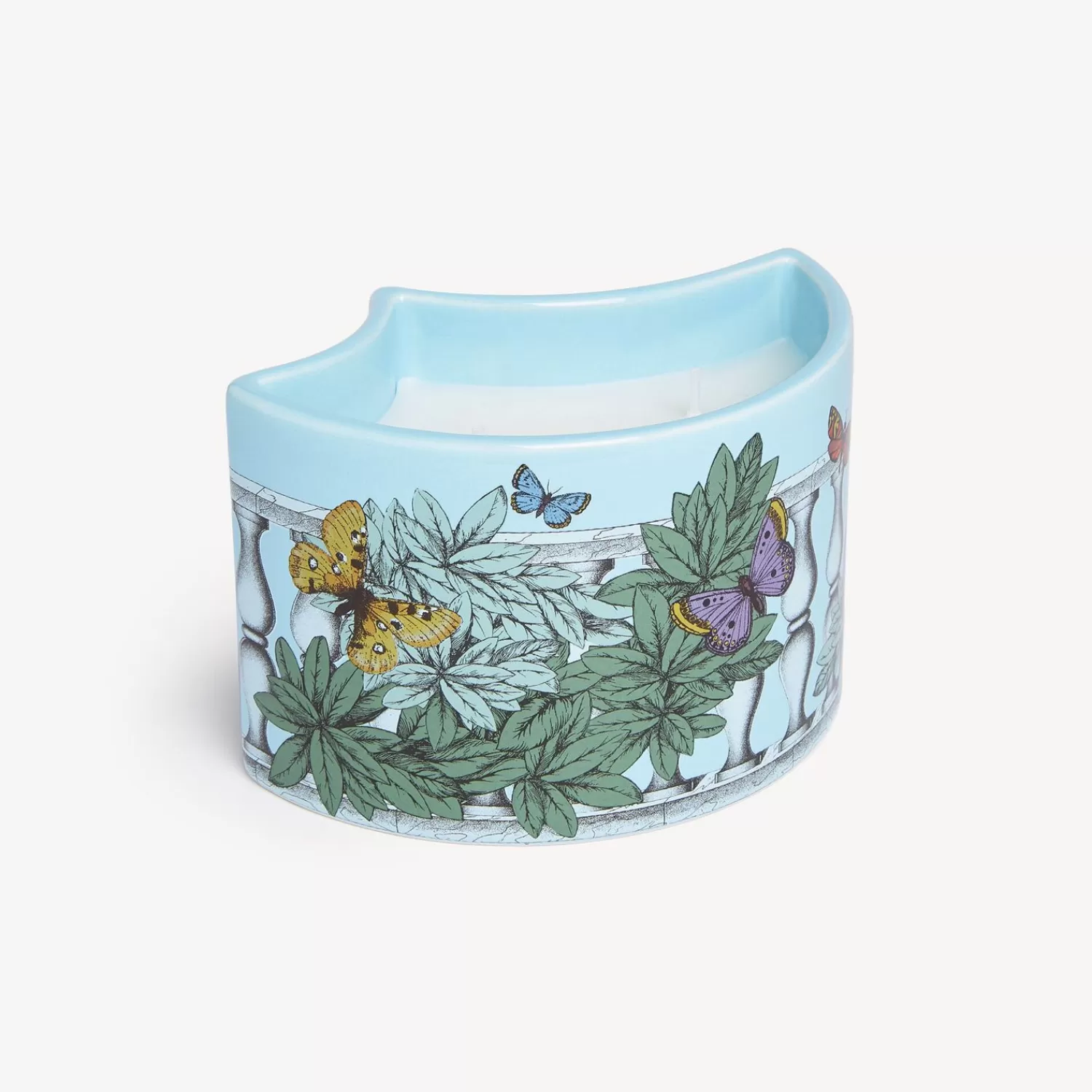 Scented Candles<Fornasetti Nel Mentre Vase Scented Candle - Farfalle E Balaustra Decor - Giardino Segreto Fragrance Multicolour