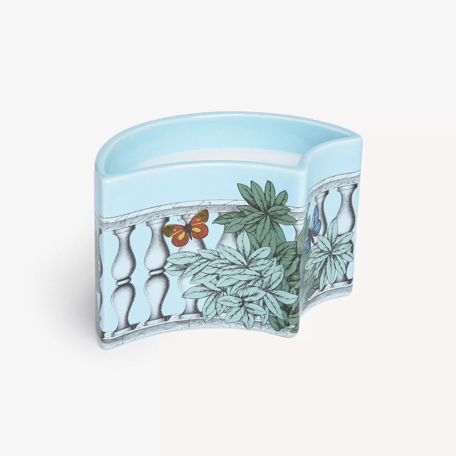 Scented Candles<Fornasetti Nel Mentre Vase Scented Candle - Farfalle E Balaustra Decor - Giardino Segreto Fragrance Multicolour