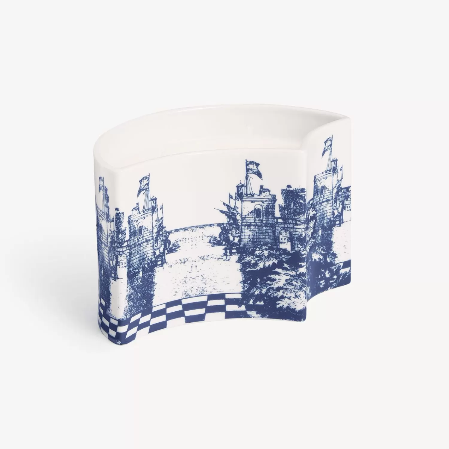 Scented Candles<Fornasetti Nel Mentre Vase Scented Candle - Giardino Settecentesco Decor - Giardino Segreto Fragrance Blue/White