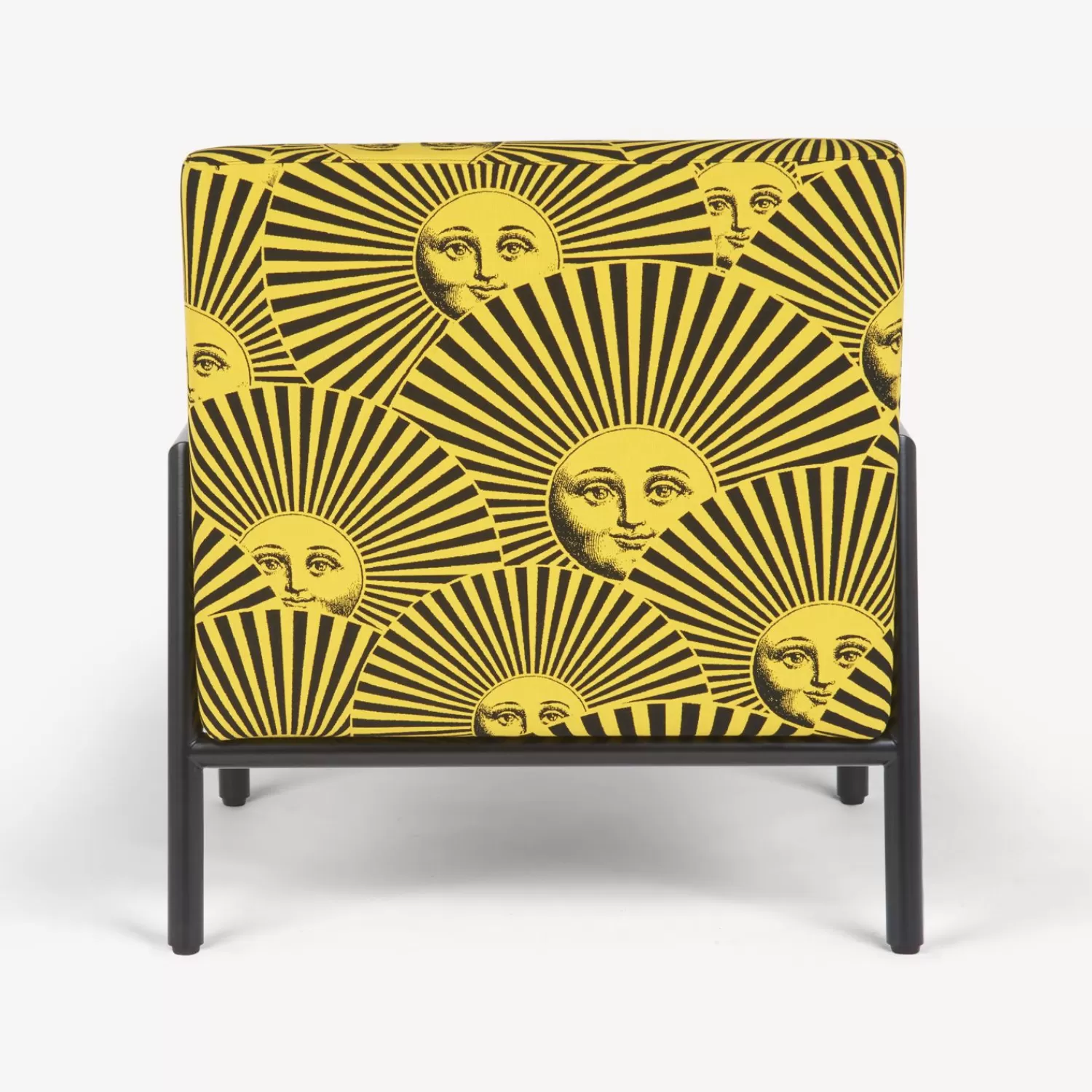 Living Rooms<Fornasetti Outdoor Armchair Soli A Ventaglio Yellow/Black
