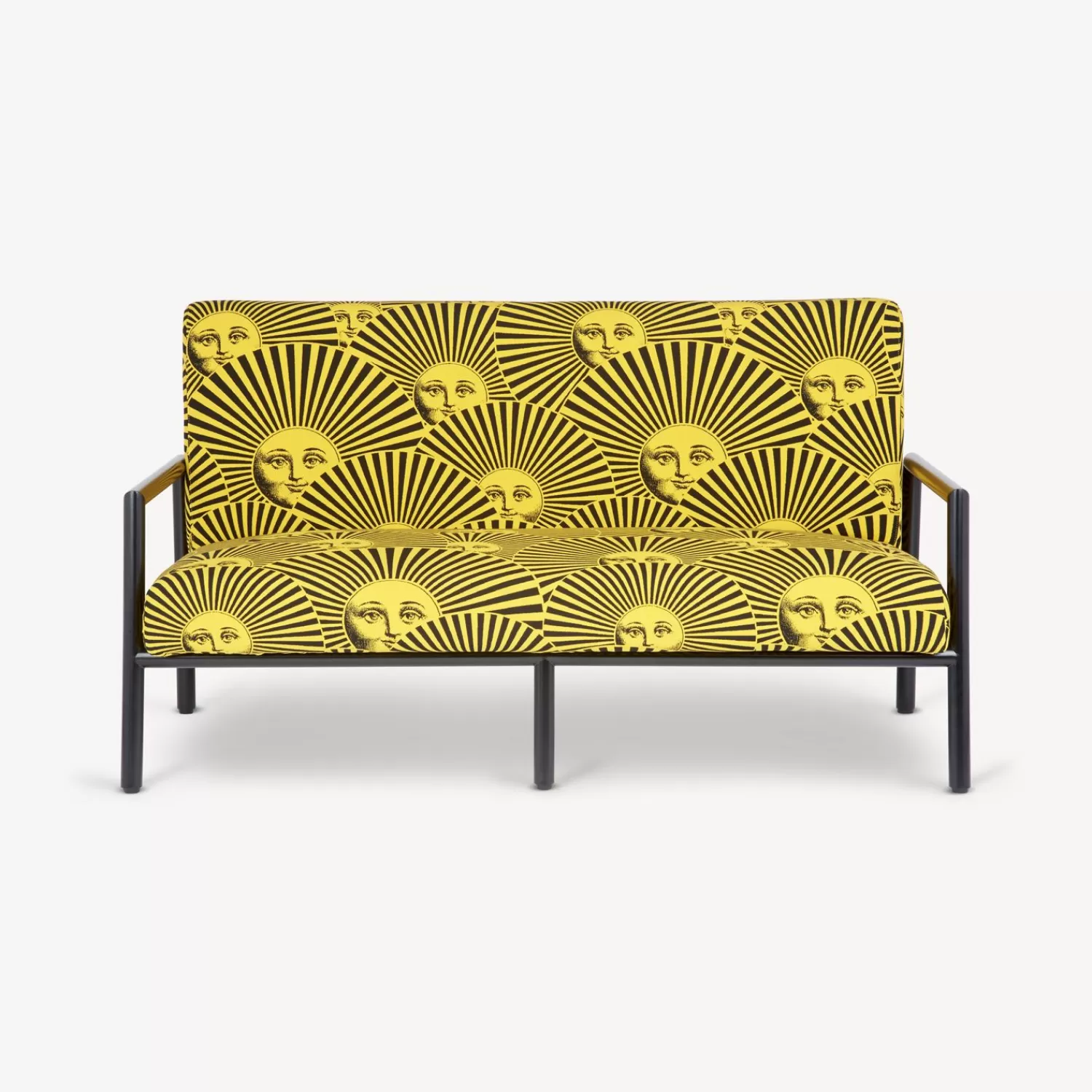 Living Rooms<Fornasetti Outdoor Sofa Soli A Ventaglio Yellow/Black