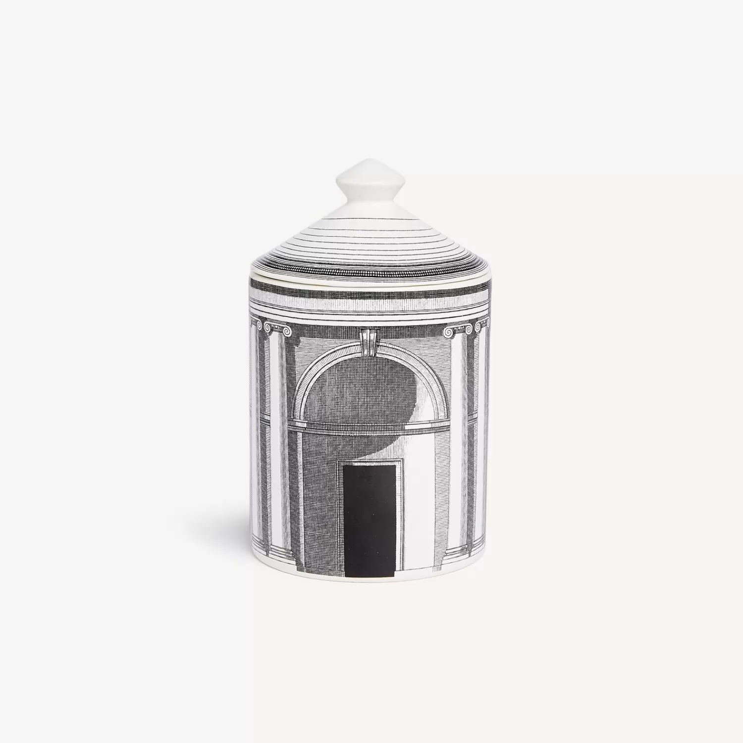 Scented Candles<Fornasetti Se Poi Scented Candle - Architettura Decor - Immaginazione Fragrance White/Black