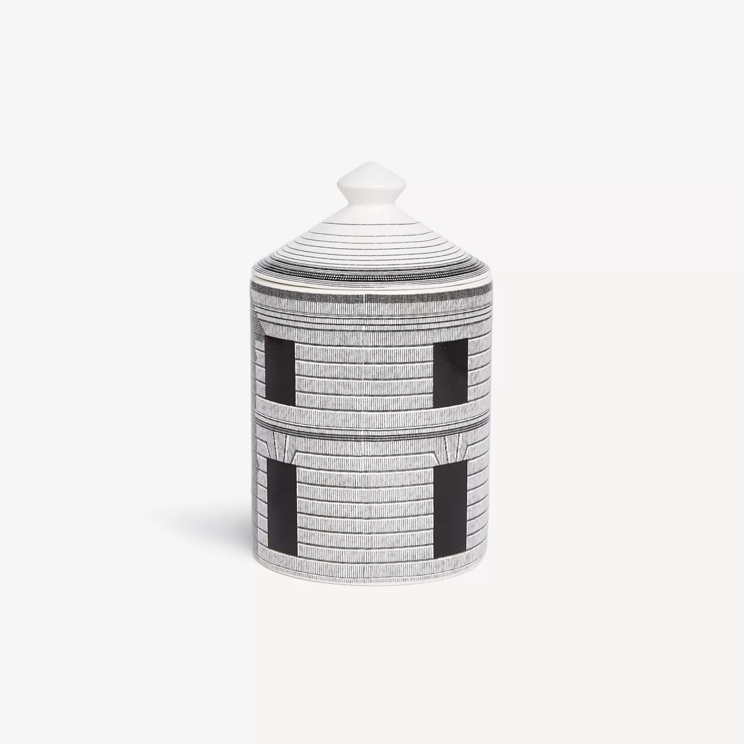 Scented Candles<Fornasetti Se Poi Scented Candle - Architettura Decor - Immaginazione Fragrance White/Black