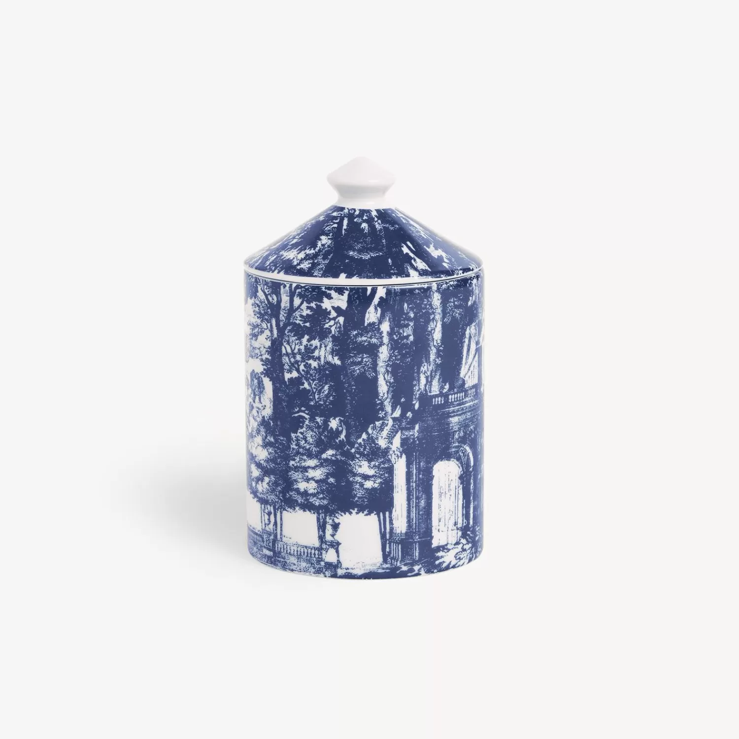 Scented Candles<Fornasetti Se Poi Scented Candle - Giardino Settecentesco Decor - Giardino Segreto Fragrance Blue/White