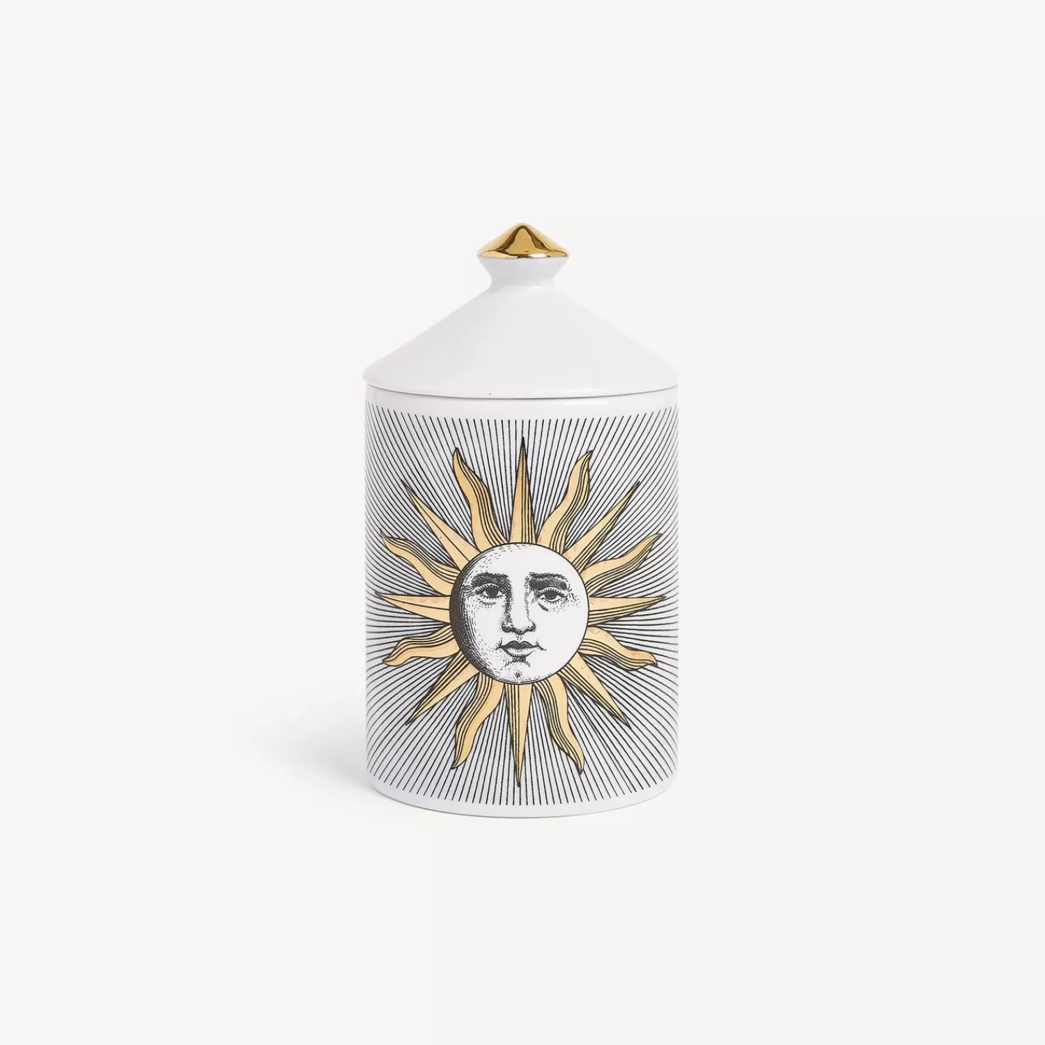 Scented Candles<Fornasetti Se Poi Scented Candle - Soli Decor - Immaginazione Fragrance White/Black/Gold