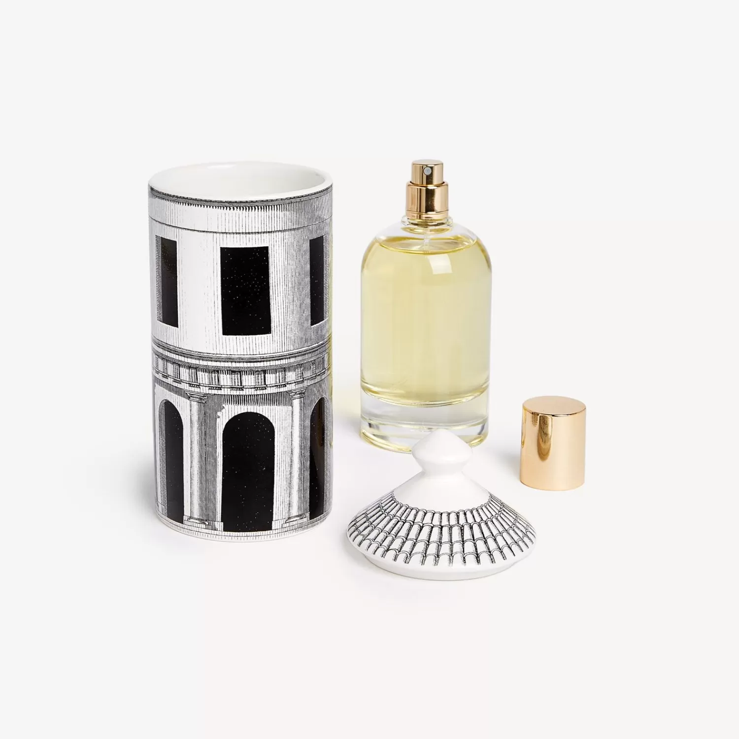 Room Spray<Fornasetti Talvolta Scented Room Spray - Architettura Decor - Immaginazione Fragrance White/Black