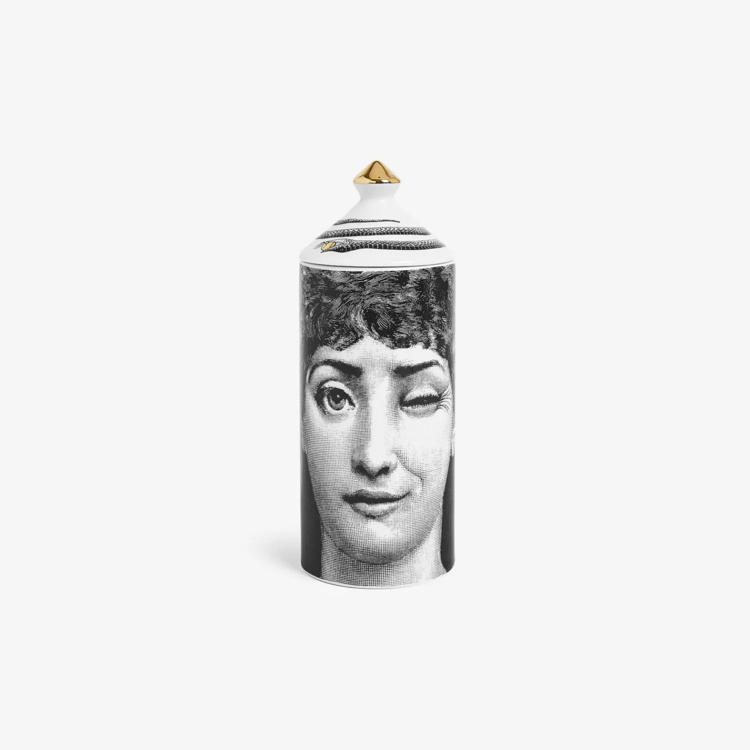 Room Spray<Fornasetti Talvolta Scented Room Spray - Mascherina Decor - Frutto Proibito Fragrance White/Black/Gold