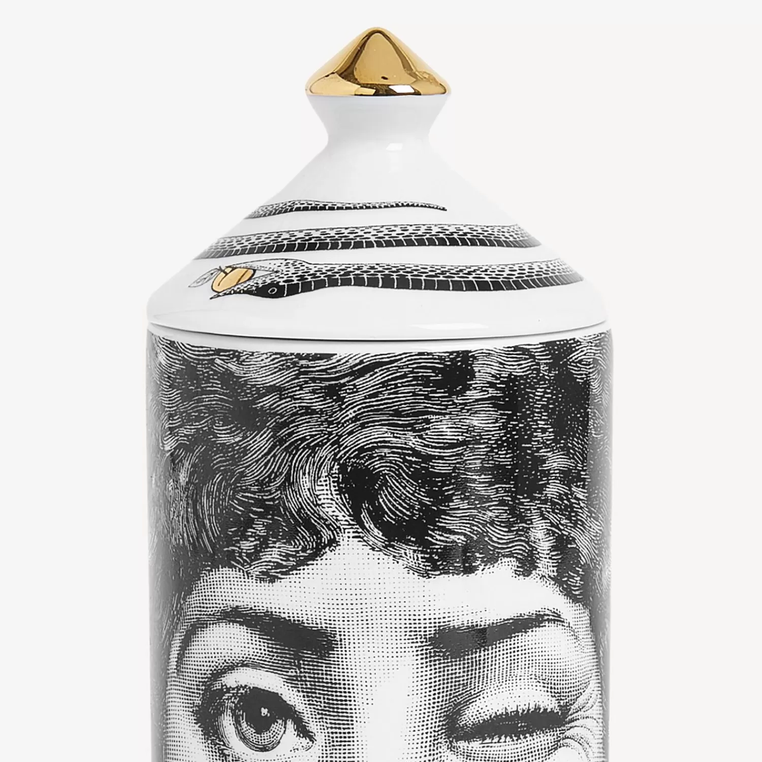 Room Spray<Fornasetti Talvolta Scented Room Spray - Mascherina Decor - Frutto Proibito Fragrance White/Black/Gold
