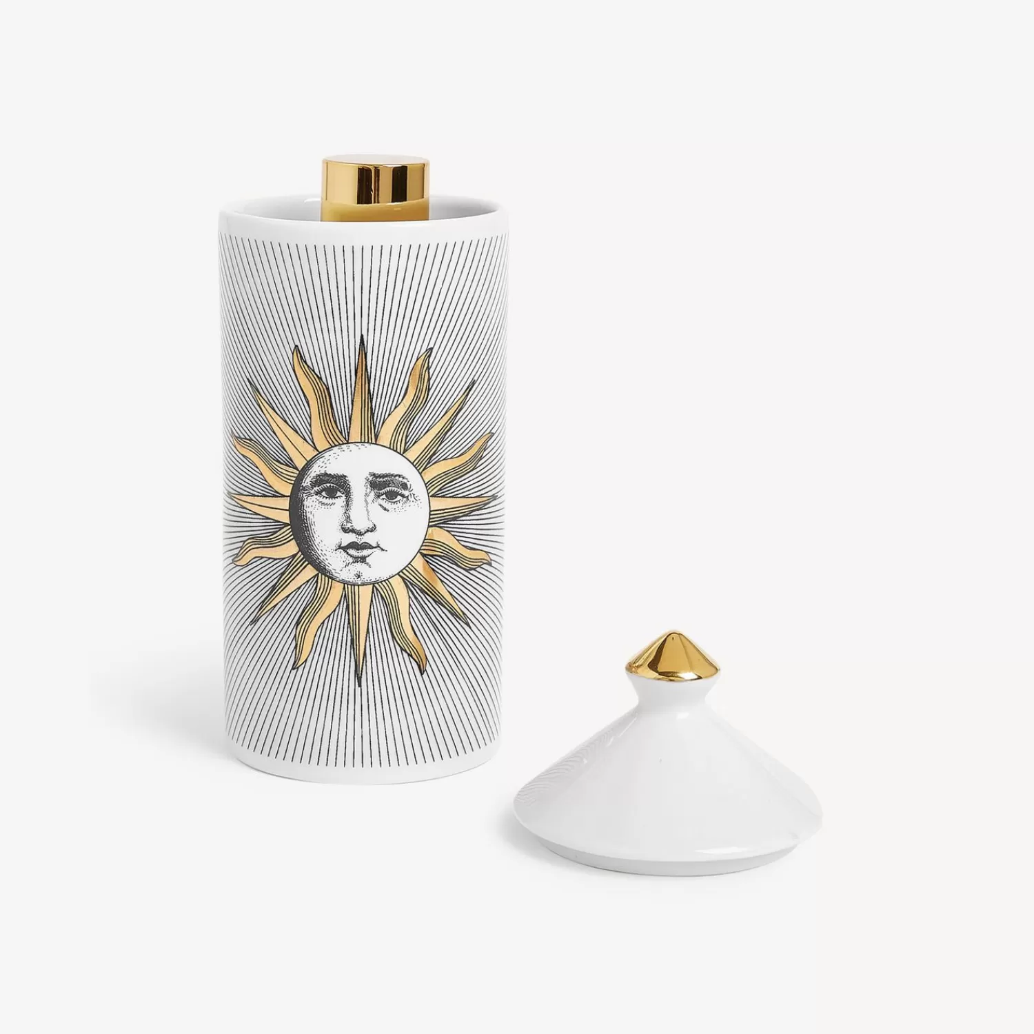 Room Spray<Fornasetti Talvolta Scented Room Spray - Soli Decor - Immaginazione Fragrance White/Black/Gold