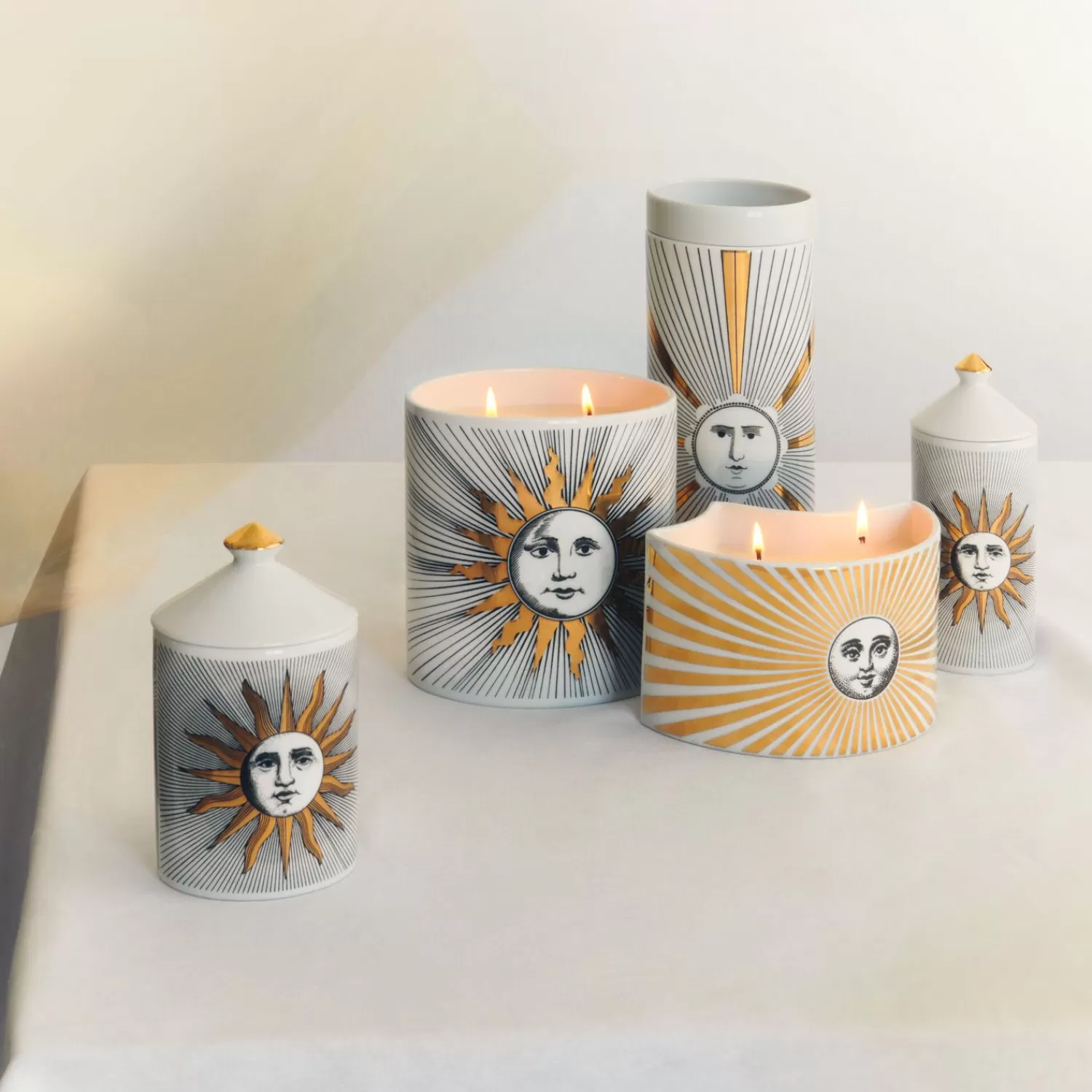 Room Spray<Fornasetti Talvolta Scented Room Spray - Soli Decor - Immaginazione Fragrance White/Black/Gold