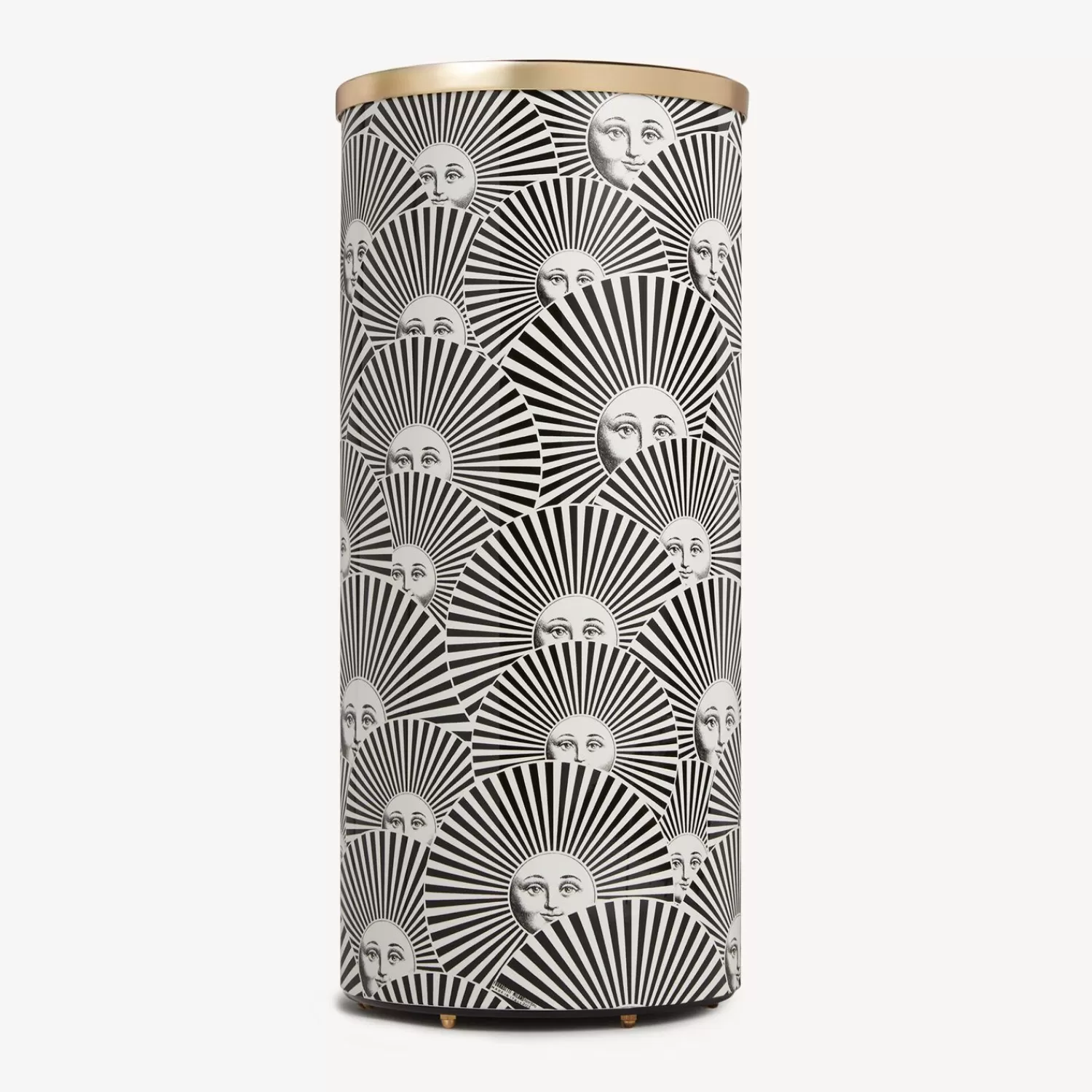 Umbrella Stands<Fornasetti Umbrella Stand Soli A Ventaglio White/Black